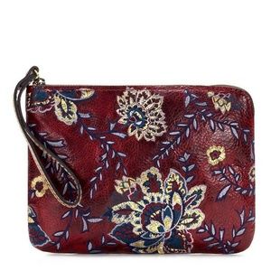 Patricia Nash Cassini Red Leather Wristlet